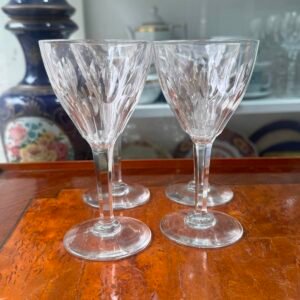 Set de 4 copas de cristal