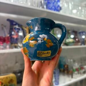 Jarra lechera pintada a mano italiana