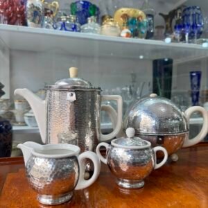 Servicio de té y café WMF aleman platería con porcelana