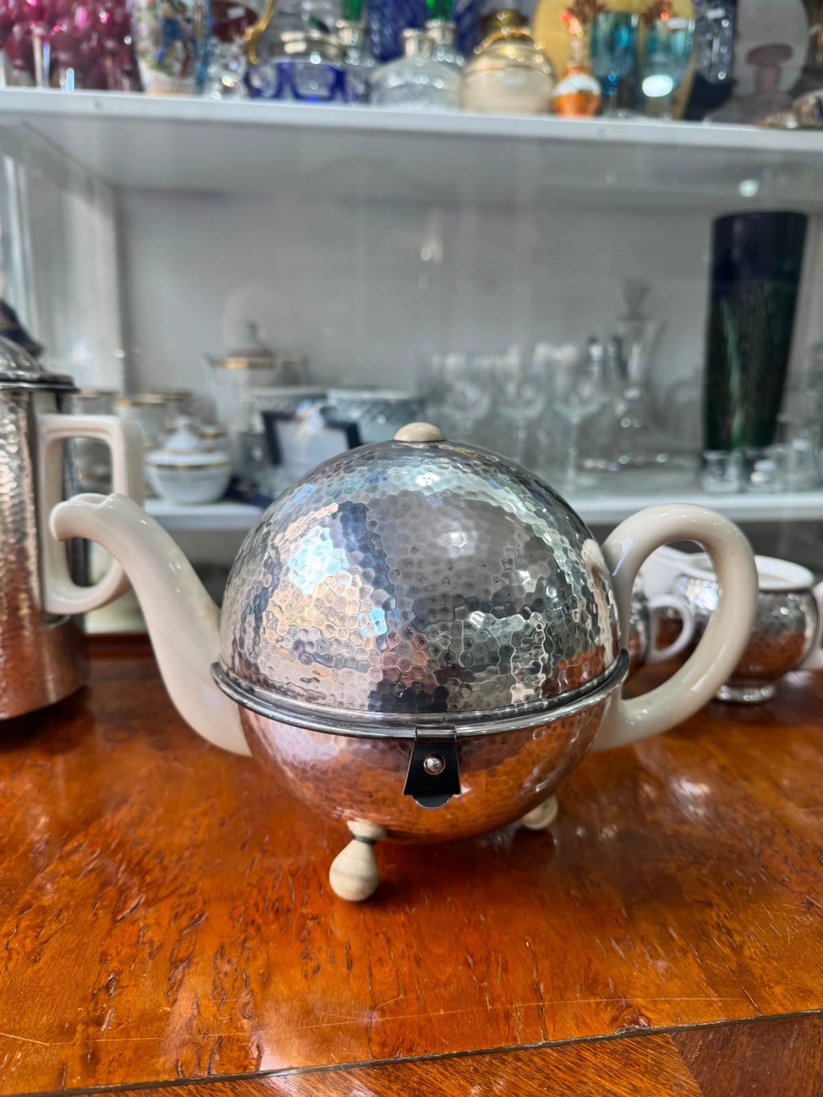 Servicio de té y café WMF aleman platería con porcelana - Imagen 4
