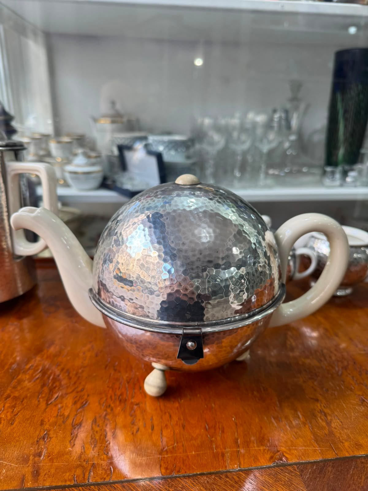 Servicio de té y café WMF aleman platería con porcelana - Imagen 3