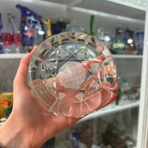 Cenicero de cristal súper tallado