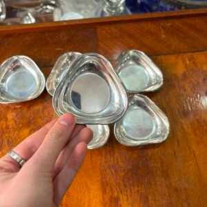 Juego de 6 platos o despojadores plata 935