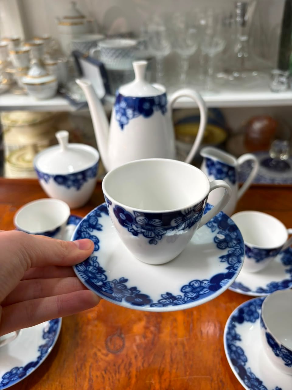 Juego de café porcelana verbano para 6 personas