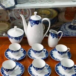 Juego de café porcelana verbano para 6 personas