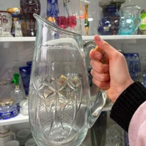 Jarra de cristal súper tallado