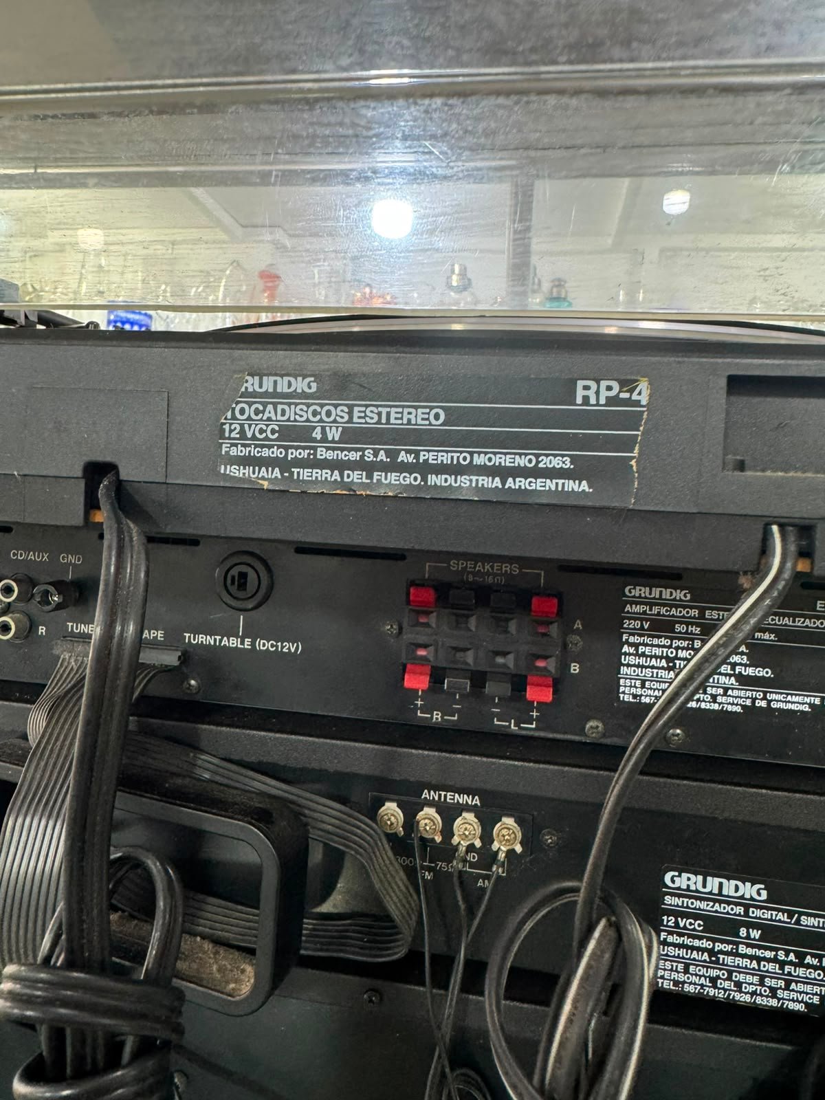 Equipo de música por módulos doble casetera, equalizador, bandeja giradiscos GRUNDIG - Imagen 5