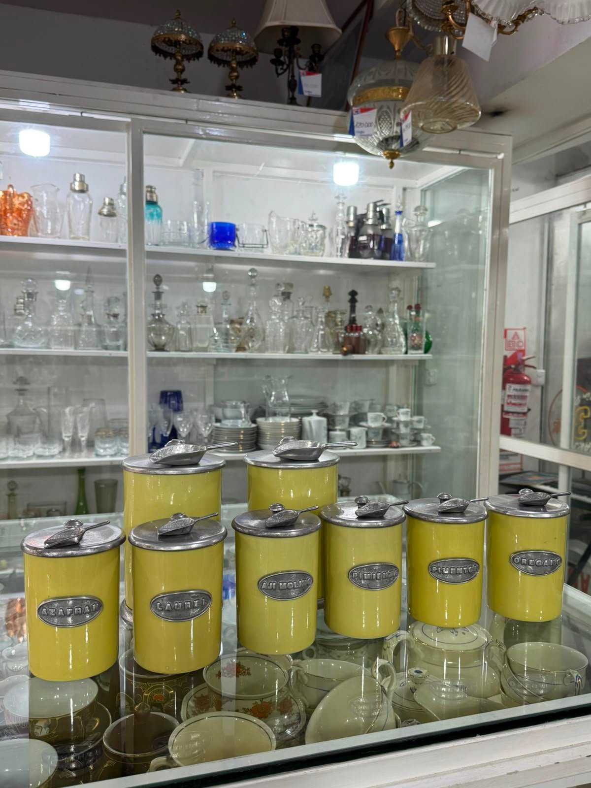 Set de tarros o especieros para cocina