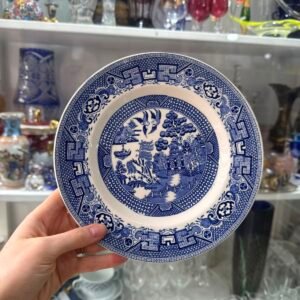 Plato inglés willow staffordshire