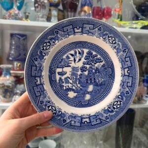 Plato inglés willow staffordshire