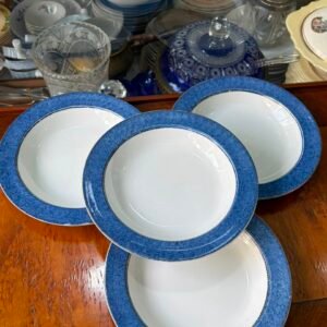Set de 4 platos hondos ingleses