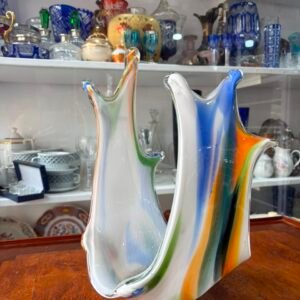 Centro de mesa de cristal de murano