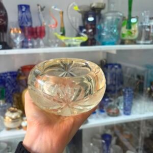 Cenicero de cristal súper tallado
