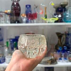 Cenicero de cristal súper tallado