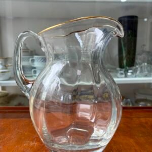 Jarra de cristal con dorado