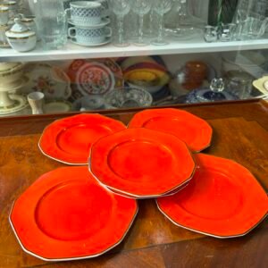 Juego de 6 platos de postre ingleses alfred meakin