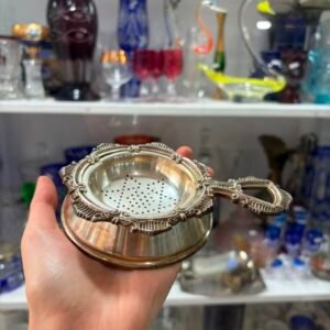 Colador de té platería