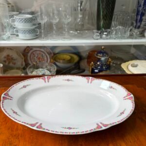 Fuente oval porcelana verbano