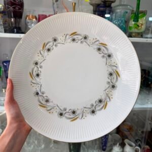 Fuente redonda porcelana verbano