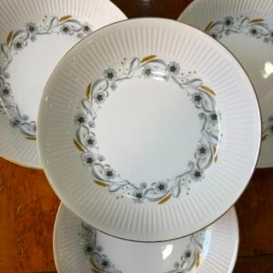 Juego de 9 platos hondos porcelana verbano