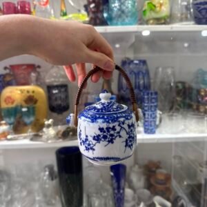 Azucarera porcelana oriental