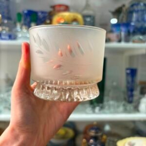 Juego de 6 vasos de opalina para whisky