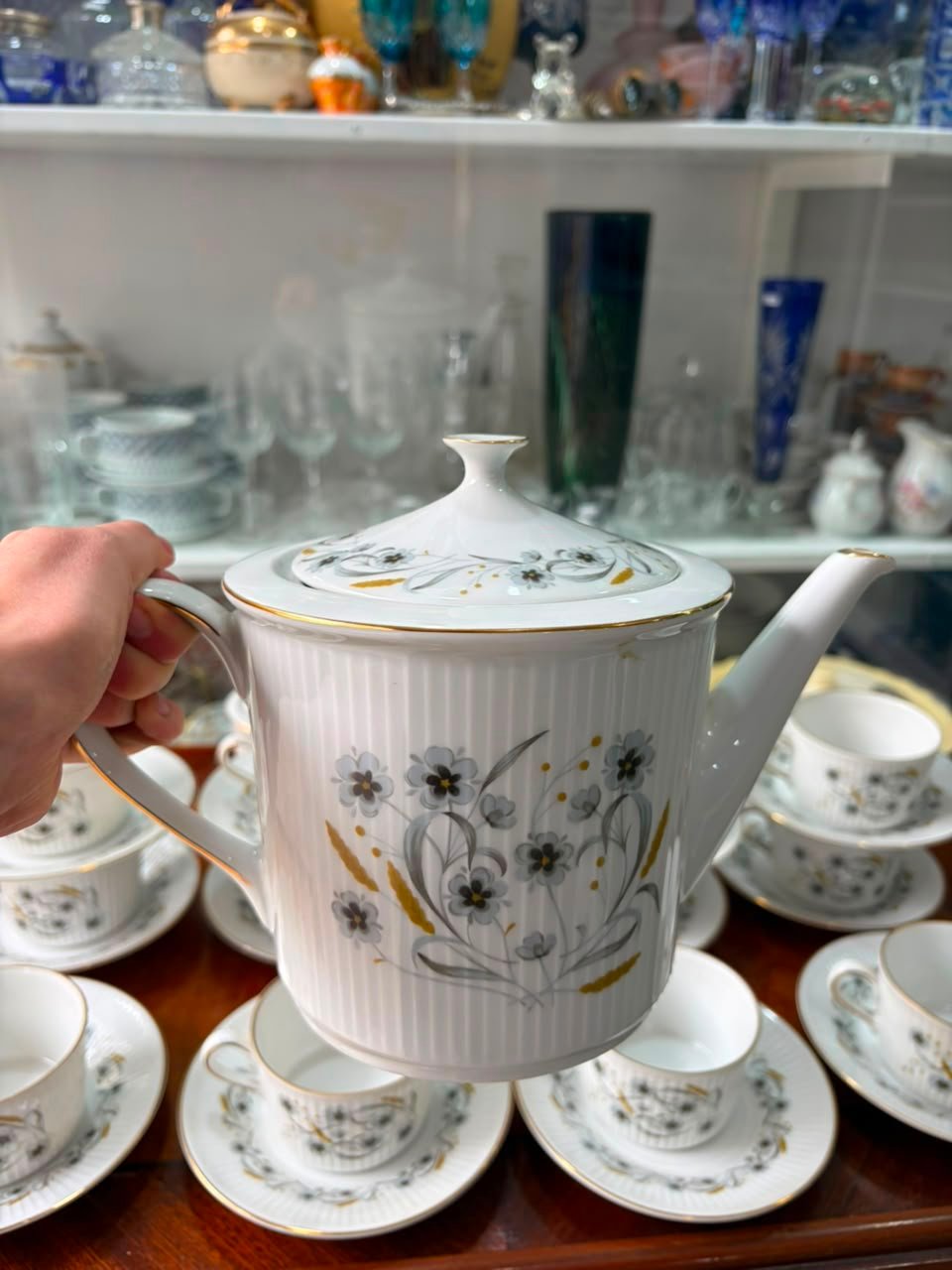 Juego de té porcelana verbano para 12 personas - Imagen 2