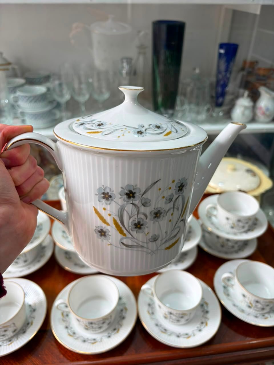 Juego de té porcelana verbano para 12 personas - Imagen 4
