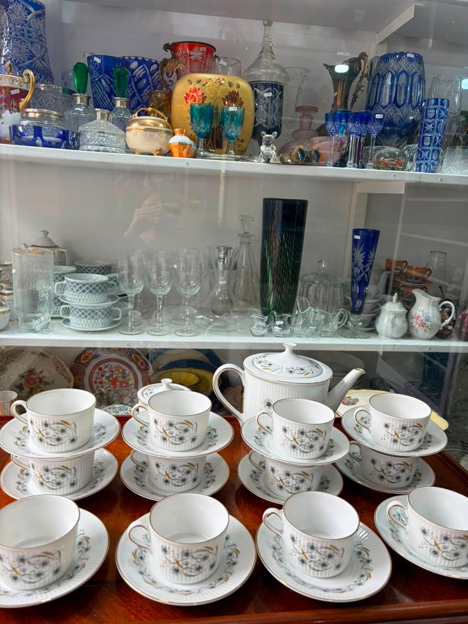 Juego de té porcelana verbano para 12 personas