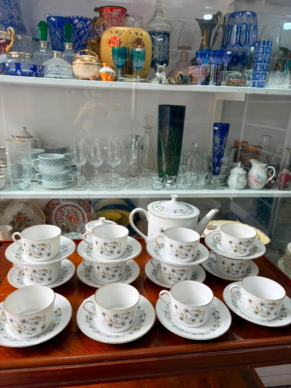 Juego de té porcelana verbano para 12 personas - Imagen 7
