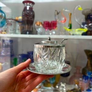 Dulcera, azucarera o quesera tallado con metal
