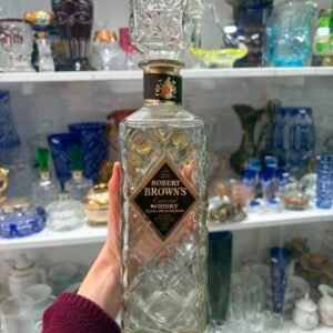 Botellón de whisky retro