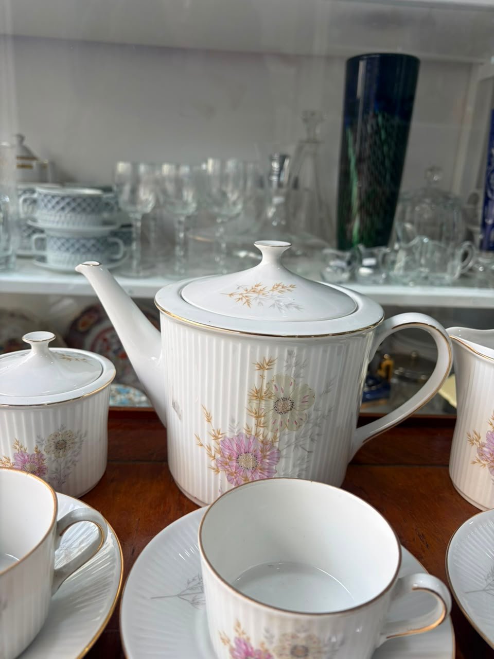 Juego de té porcelana verbano para 12 personas - Imagen 8