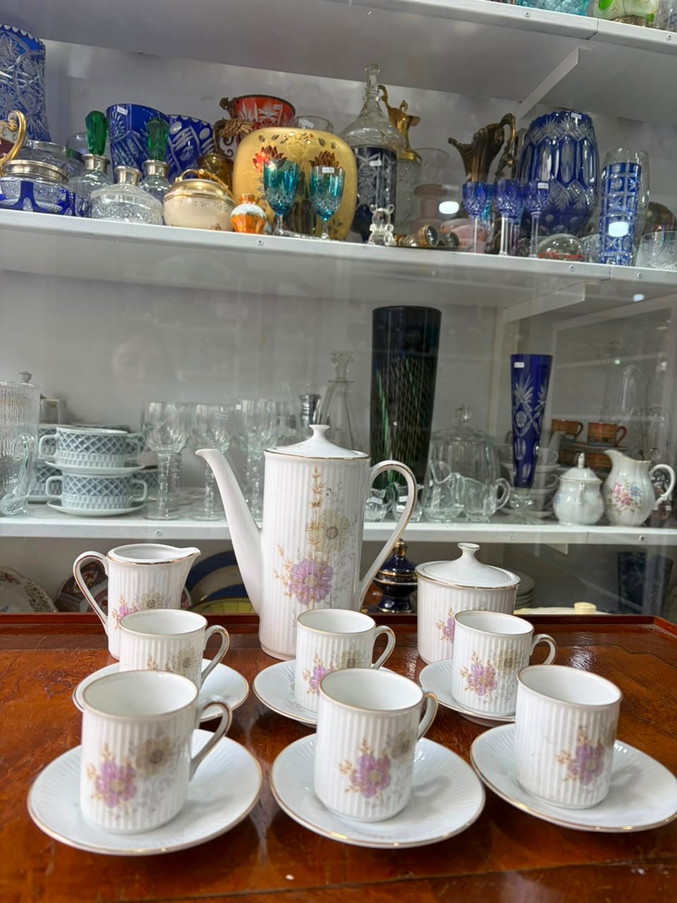 Juego de café para 6 personas porcelana verbano