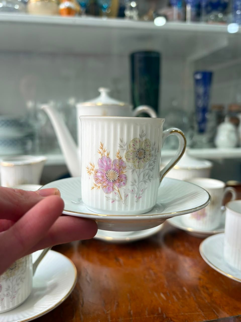 Juego de café para 6 personas porcelana verbano - Imagen 4