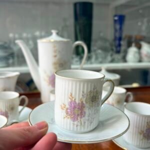 Juego de café para 6 personas porcelana verbano