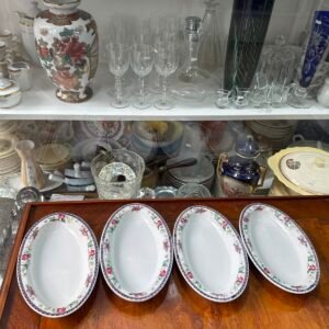 Set de 4 fuentes rabaneras checoslovacas