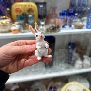 Set de 2 conejos porcelana