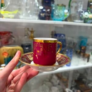 Dúo de café porcelana alemana
