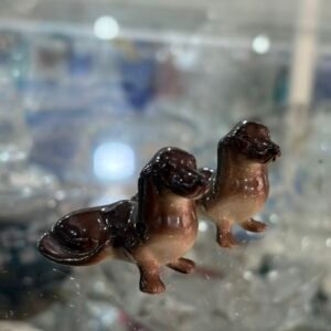 Par de perros salchichas de porcelana made in ussr