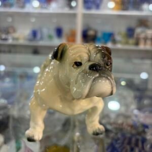 Figura Bulldog Inglés de porcelana