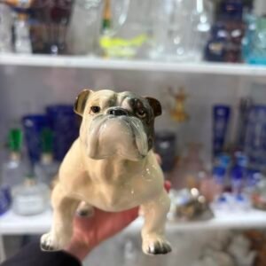 Figura Bulldog Inglés de porcelana