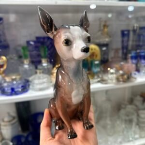 Figura perro chihuahua años 60 porcelana gama valencia