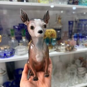 Figura perro chihuahua años 60 porcelana gama valencia