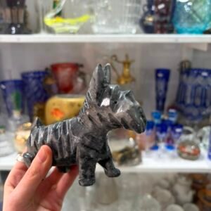 Figura perro de marmol