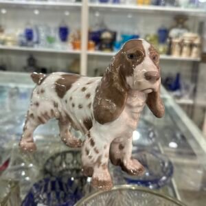 Figura perro English Springer Spanie porcelana denmark