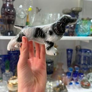 Figura perro Cocker Spaniel porcelana