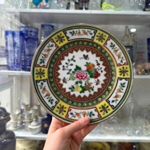 Plato porcelana oriental pintado a mano
