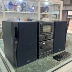 Equipo de música JVC con control remoto