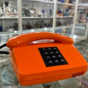 Telefono retro naranja años 90